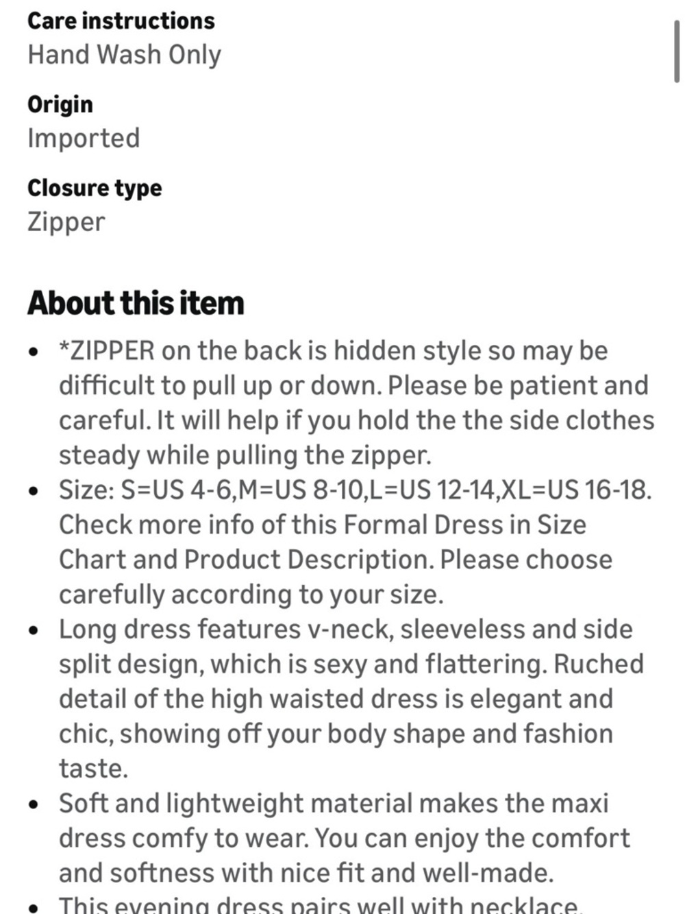 Dokotoo Black Elegant V-Neck Evening Maxi Dress with Leg Slit - Picture 5 of 6